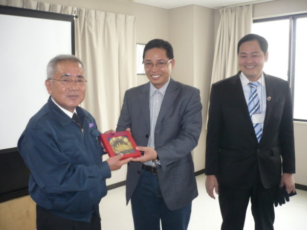 カンボジアからの工場見学